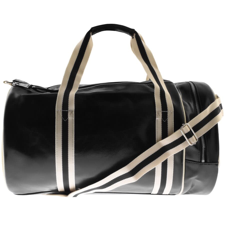 Fred Perry Black Classic Barrel Bag